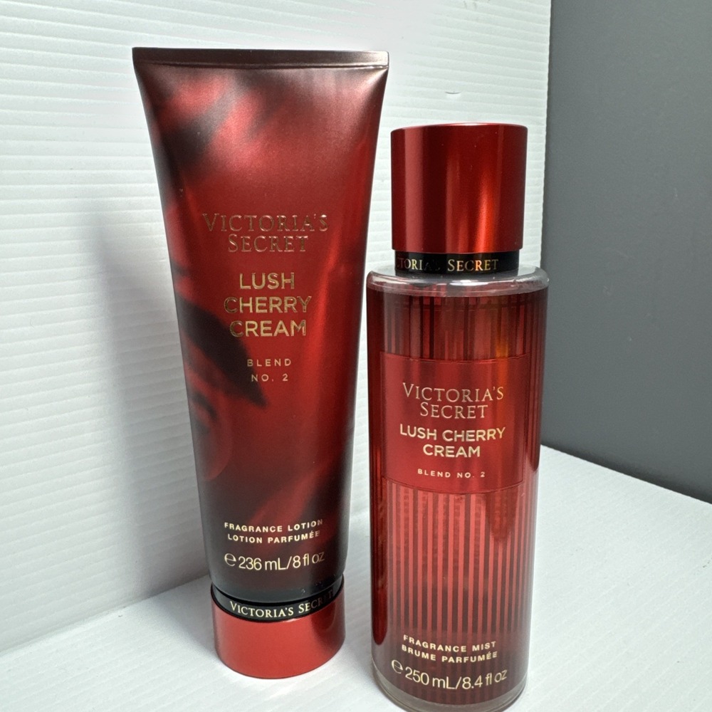 Victoria's Secret Lush Cherry Cream Blend #2 Fragrance Mist & Body Lotion 250ml